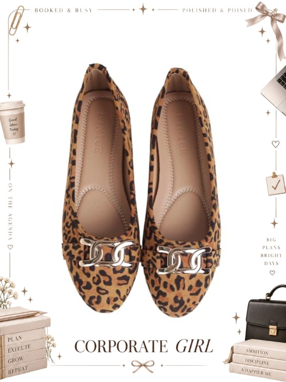 Faux Suede Ballet Flats Round Toe Slip On Walking Shoes